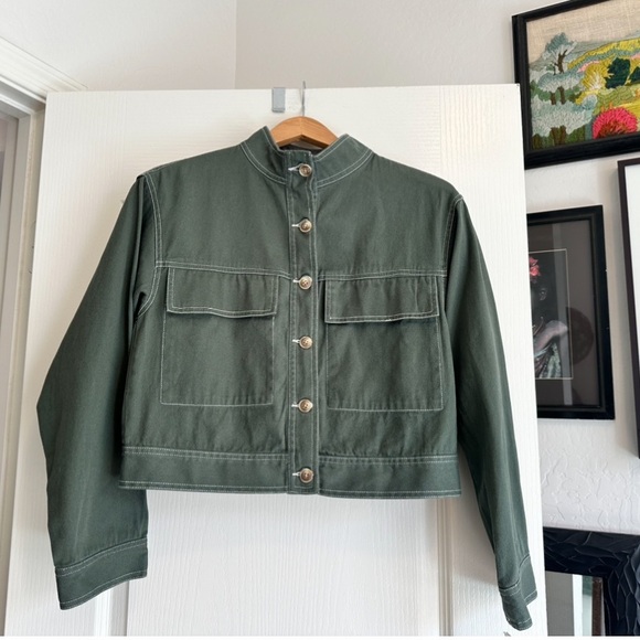 Ten Sixty Sherman Jackets & Blazers - NWT Ten Sixty Sherman Canvas Military Jacket. Size: Small. Excellent condition
